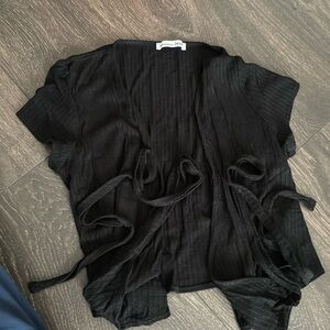 Reformation black tie top!